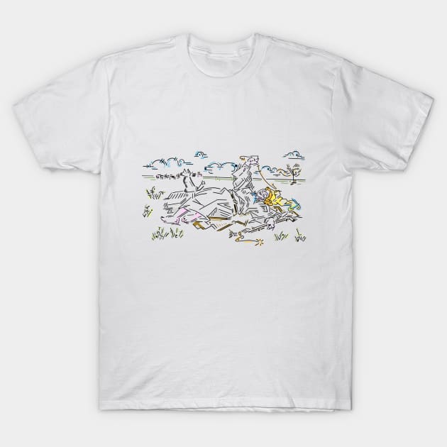 AbstrAct Indian Summer T-Shirt by DeRosaDesign
